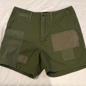 Urban Outfitters Olive Green Men's Cargo Shorts